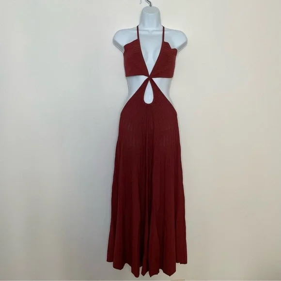 Cult Gaia Ottilia Knit Dress - www.threedaughtersproperties.com